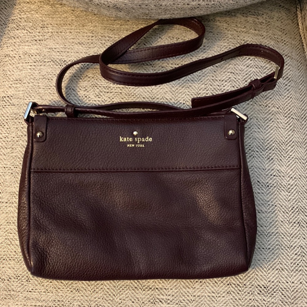 Burgundy kate spade crossbody